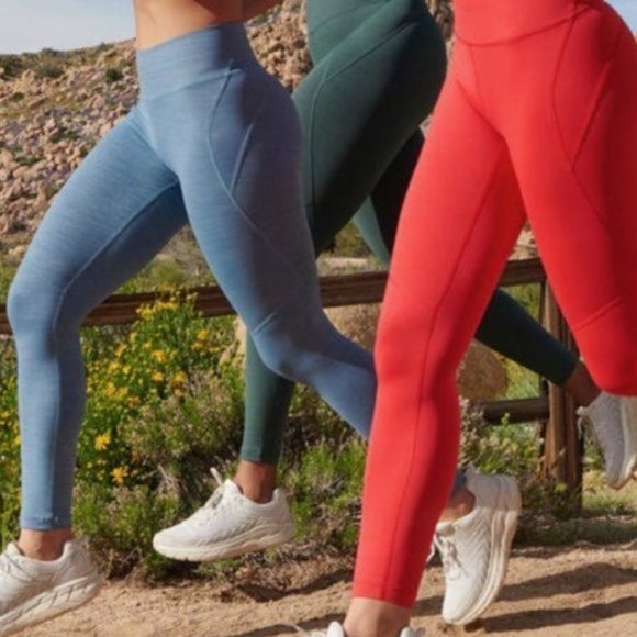 NWT Outdoor Voices Provincial Blue TechSweat Leggings S - Picture 3 of 6